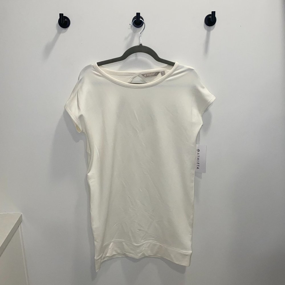 Athleta White Cacoon Dress Small
